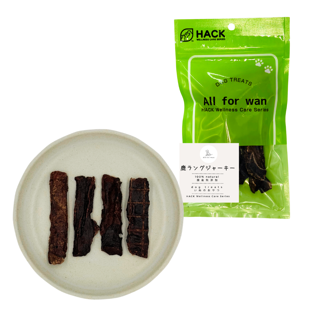 オールフォー・ワン 国産100%鹿ラング(肺)ジャーキー 30g